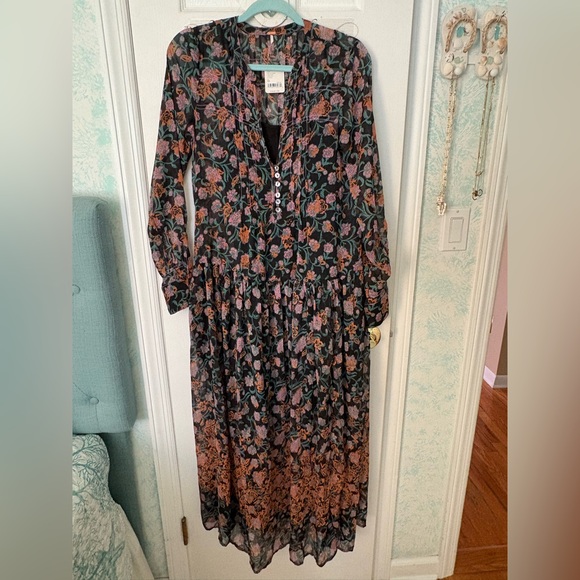 NWT FREE PEOPLE See It Through Dress - Picture 8 of 14
